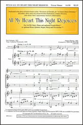 All My Heart This Night Rejoices SATB choral sheet music cover